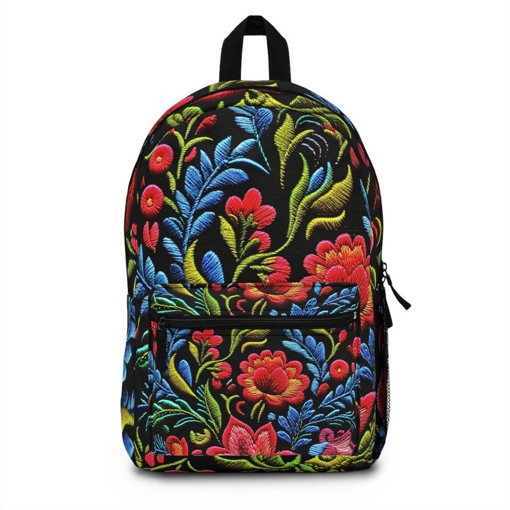 Floral Stylish modern profile backpack | Back to school | unisex bag | Gift